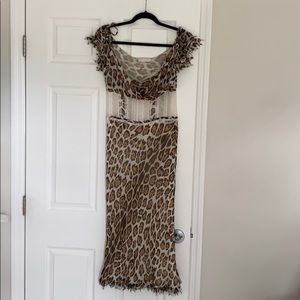 Gorgeous Ermanno Scervino midi silk dress!